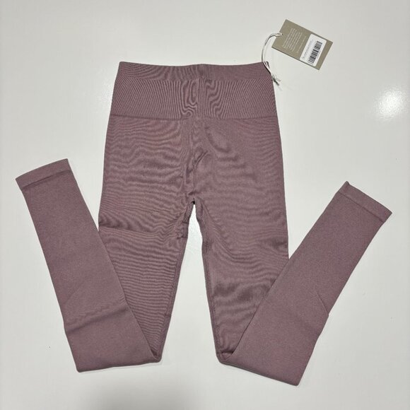 Everlane The Seamless Leggings Stretchy Purple Size XS/S NWT Gym Workout Women - Picture 3 of 8